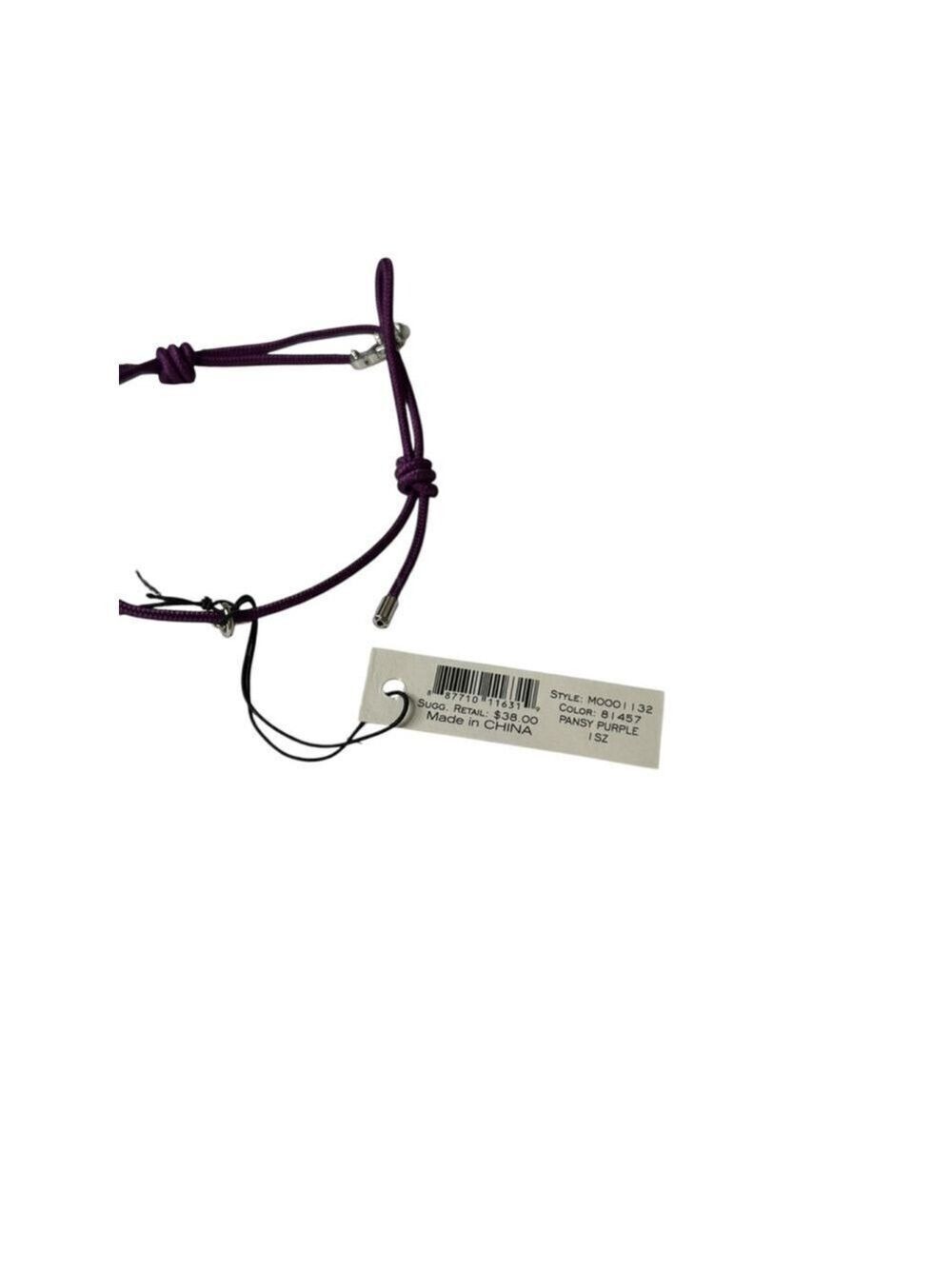 Women's Marc by Marc Jacobs One Size Purple Silver Bracelet - Picture 2 of 6